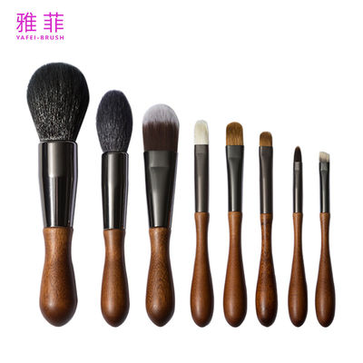 comprar 281A25408 8PCS Pequeno conjunto de escovas de maquiagem Mini Set de escovas de maquiagem de viagem com saco de maquiagem Fabricação em linha