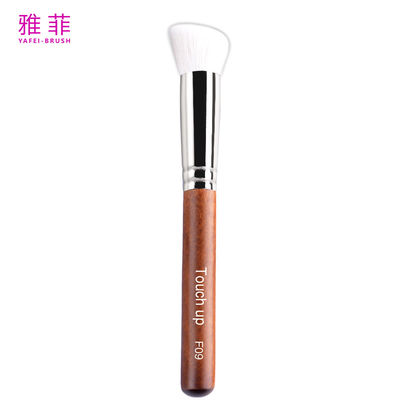 comprar F09 Escova de maquilhagem de pêlo de cabra natural espessa e branca Fabricação em linha