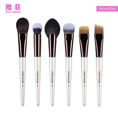 comprar Conjunto de pincéis de maquiagem com cerdas sintéticas macias, alças duráveis ​​e pincéis versáteis para todas as necessidades de aplicação de maquiagem Fabricação em linha