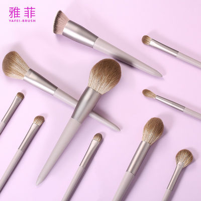 281A59412 Conjunto de pincéis de maquiagem sintéticos moles de moda