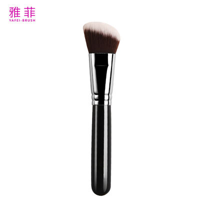 A12 Ferramentas de beleza de marca privada Escovas de maquiagem de fibra sintética única para contorno facial