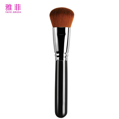 A16 Ferrule de cobre escova de fundação redonda Face macia escova cosmética personalização