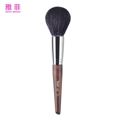 TOUCH UP 01 PULVERA DO PELO DE CAVO MOLHO NATURAL, escova de maquiagem facial OEM ODM, escova de beleza