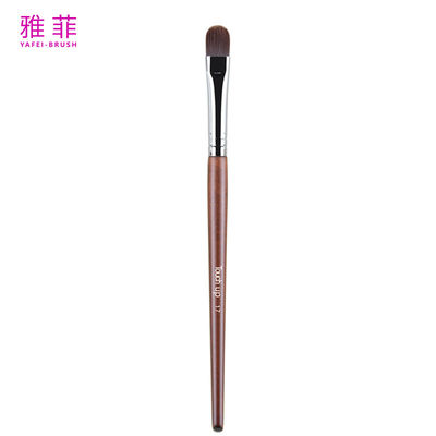TOUCH UP 17 Vegan Pequeno cabelo sintético Precise Concealer maquiagem escova de madeira