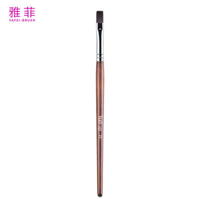 TOUCH UP 23 Multifunção Flat Lip Concealer de sobrancelhas Pincel Logotipo personalizado Cabelo sintético com logotipo