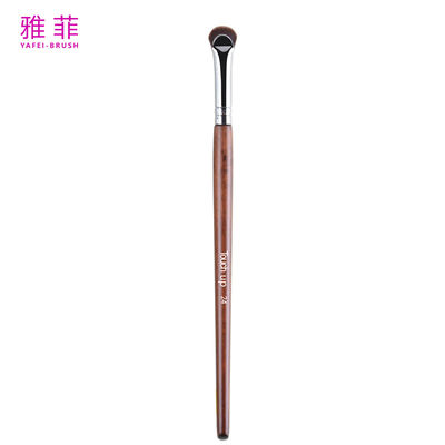 TOUCH UP 24 Profissional em forma de lua Precise Ultra Thin Eyeliner Brush Custom Logo Hair sintético com logotipo