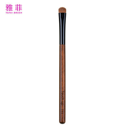 T11 Marca Privada 100% Kolinsky Sable Pura Cabeça plana Sombra de Olho Pincel Cabelo Natural