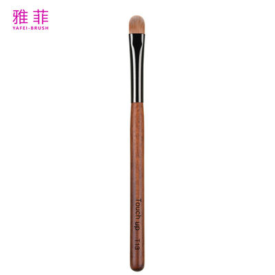 T13 Personalizado 100% Kolinsky Sable Pure Eye Shadow Maquiagem de beleza Ferramenta de madeira manuseio cabelo natural