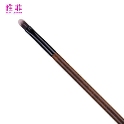 T21 Precise Concealer Eyeshadow Thin Tight Firm Synthetic Vegan Bristle Brush Fabrica de escova de maquiagem feita à mão