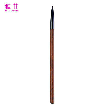 T22 OEM ODM Nylon Bristle Wood Handle Escovinha de Eyeliner extremamente fina Produtos de alta qualidade