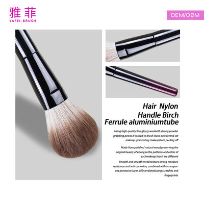 Escova de mistura de cabelo de zibelina clássica em formato de língua média, serviços OEM/ODM disponíveis - Código do produto: 2